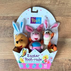 1997 vintage Mattel Easter Pooh-rade stuffed animals